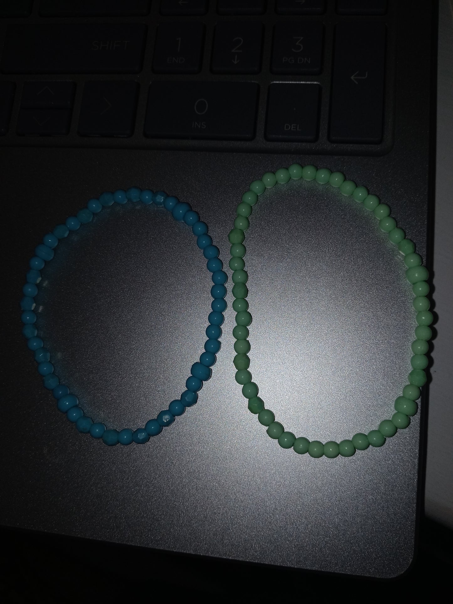 Blue and Green Shiny Bracelet