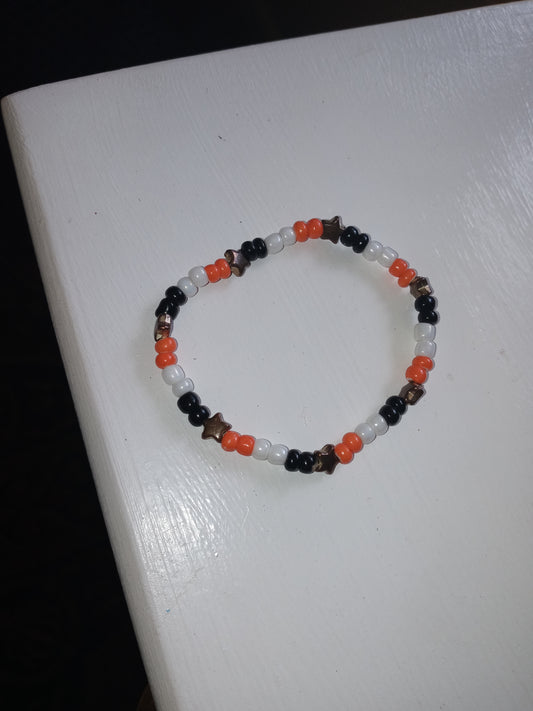 Halloween cute star beaded bracelet