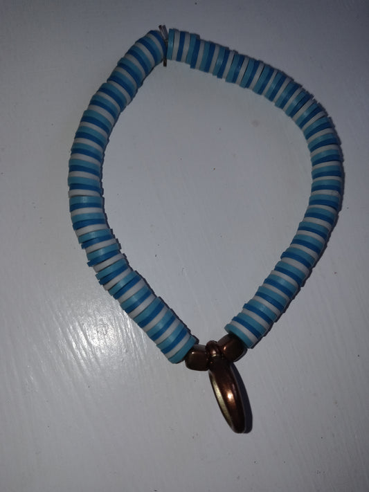 Blue and white Bracelet